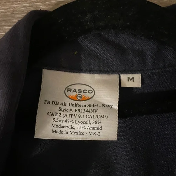 Rasco FR Navy DH Air Uniform Shirt (M) - Picture 3 of 5